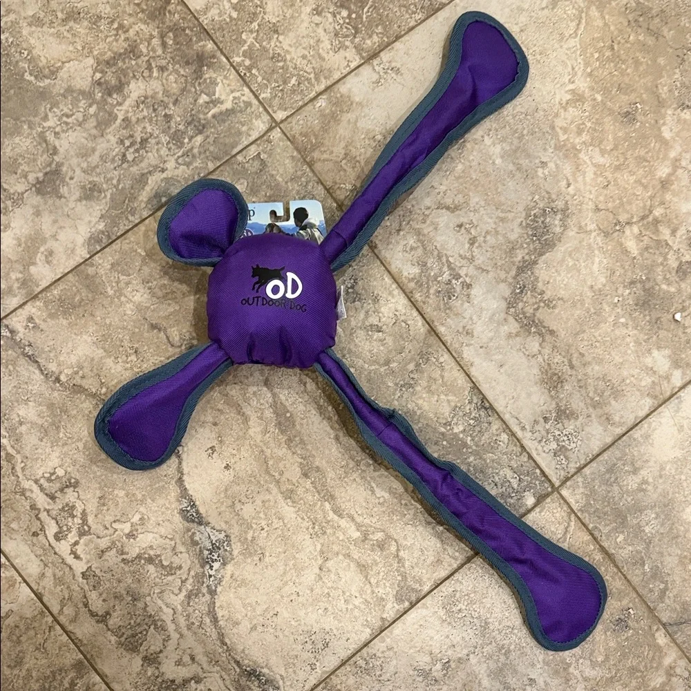 Purple Dog Toy with Treats